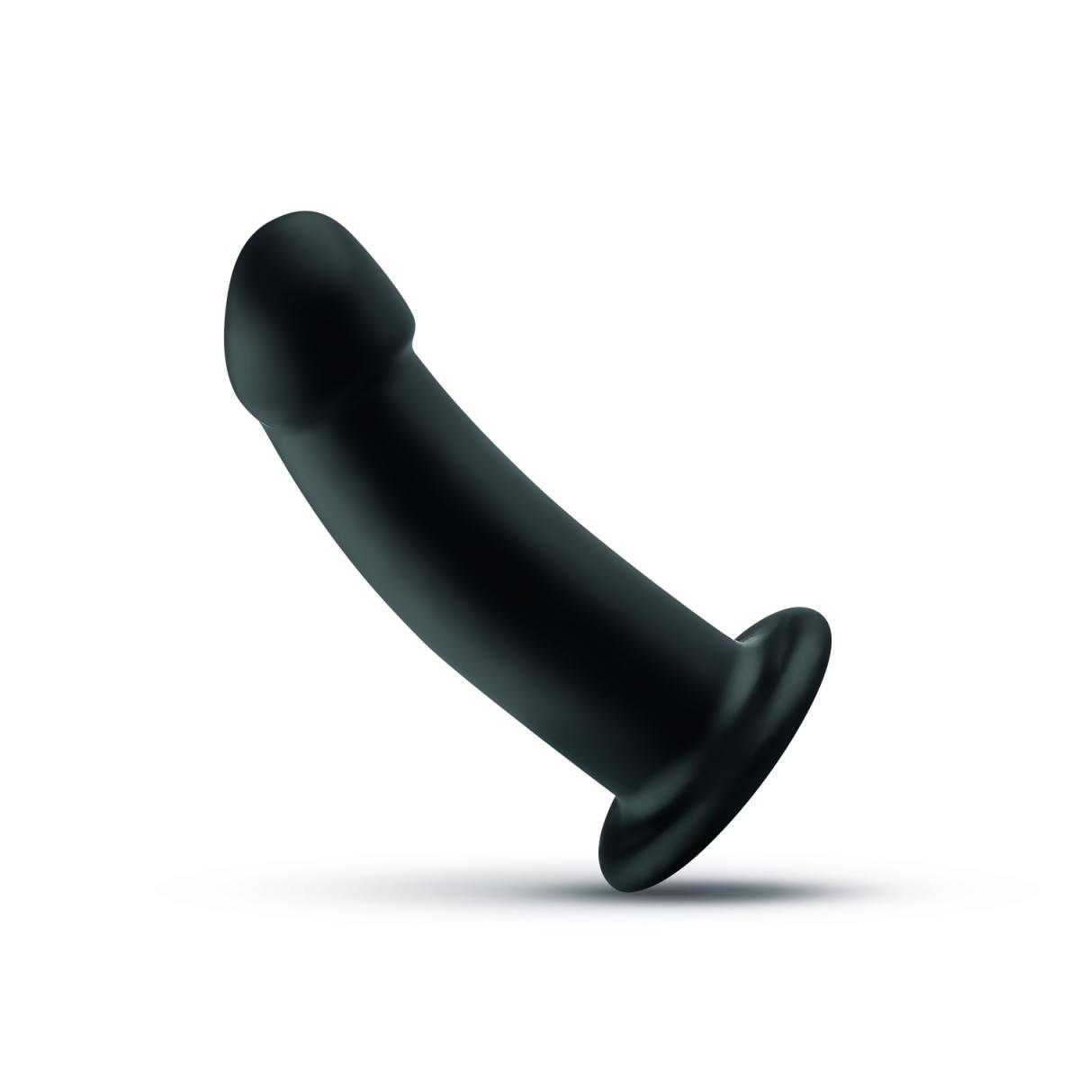 Dildo silikonowe No Parts Charlie czarny 14,5 cm - obrazek 4