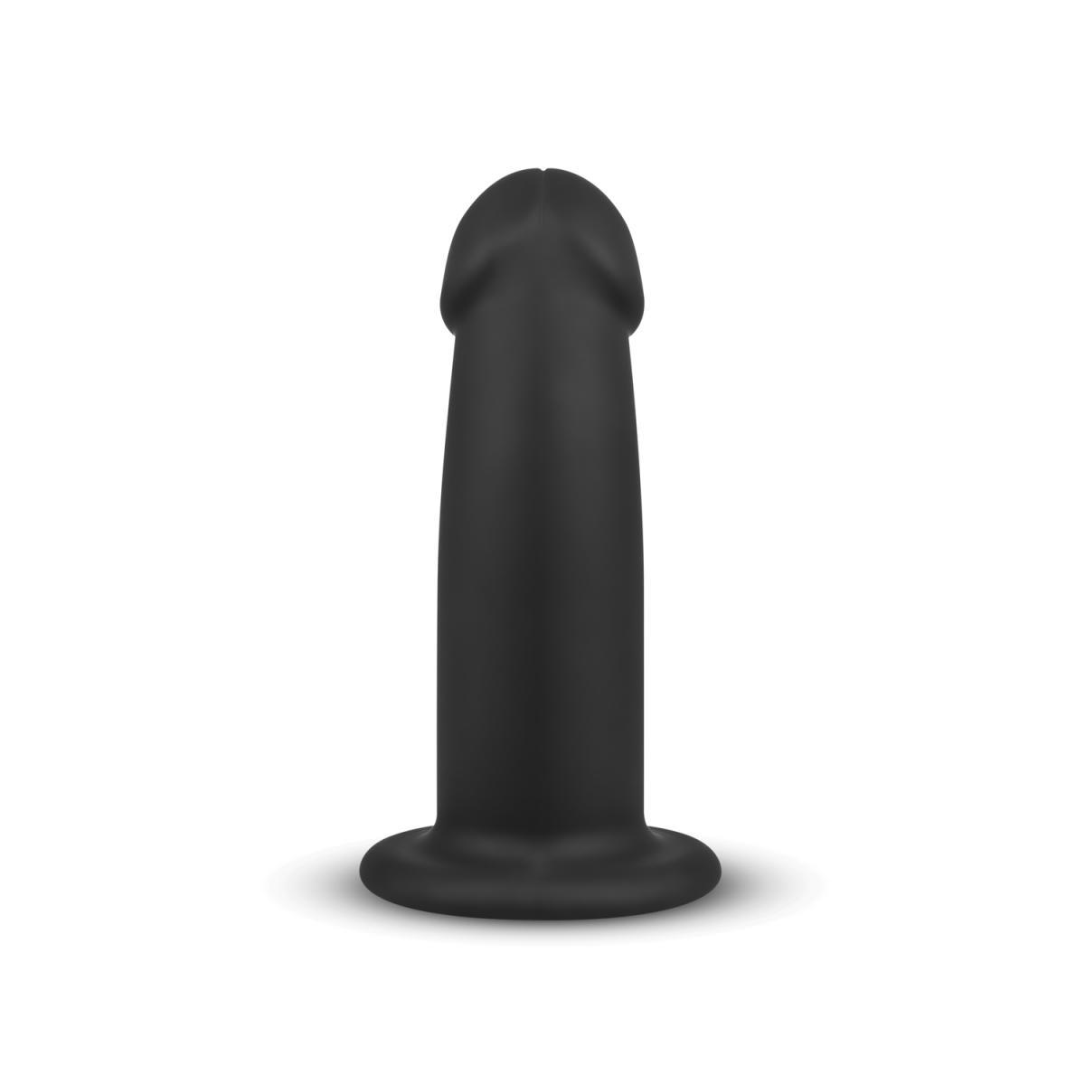 Dildo silikonowe No Parts Charlie czarny 14,5 cm - obrazek 6