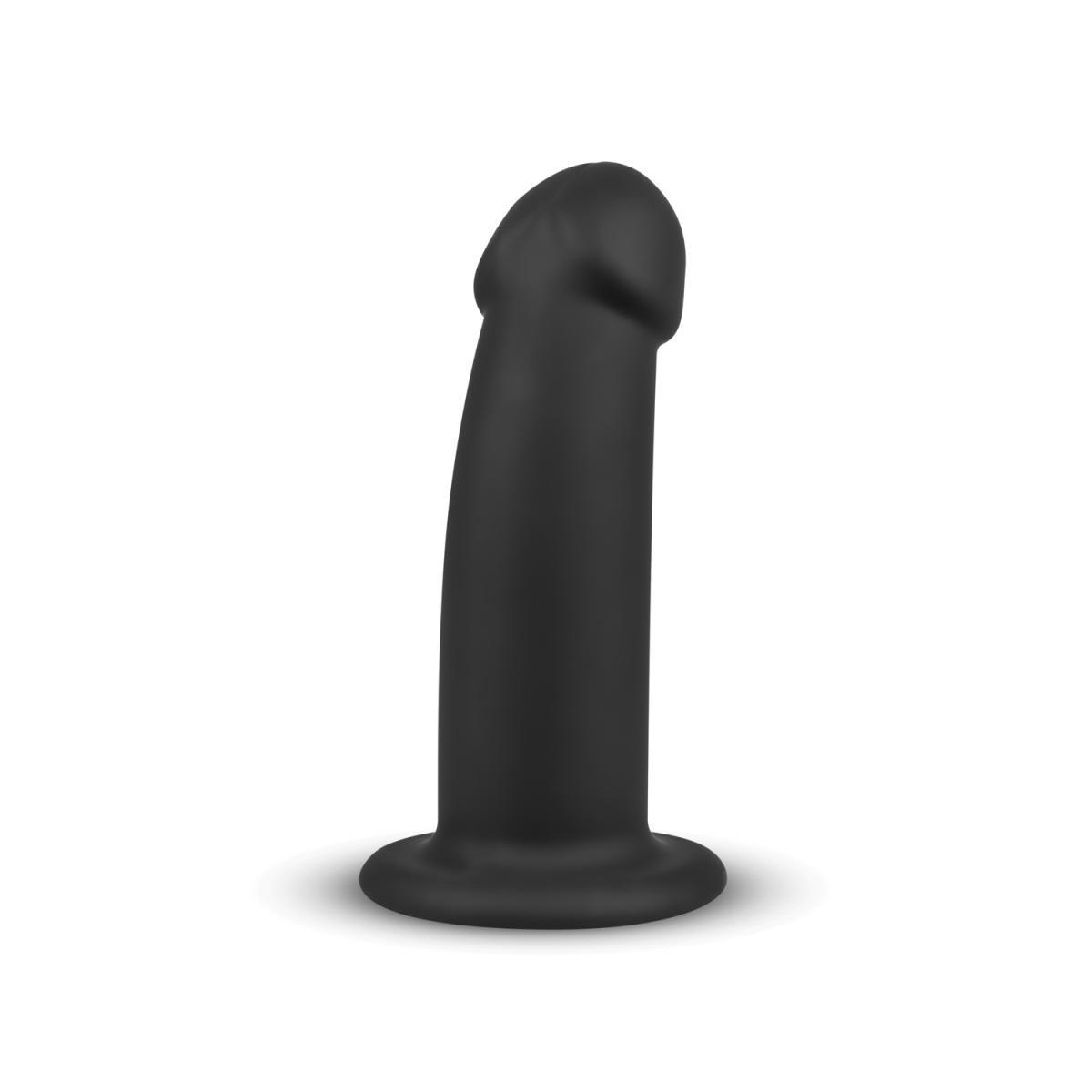 Dildo silikonowe No Parts Charlie czarny 14,5 cm - obrazek 7