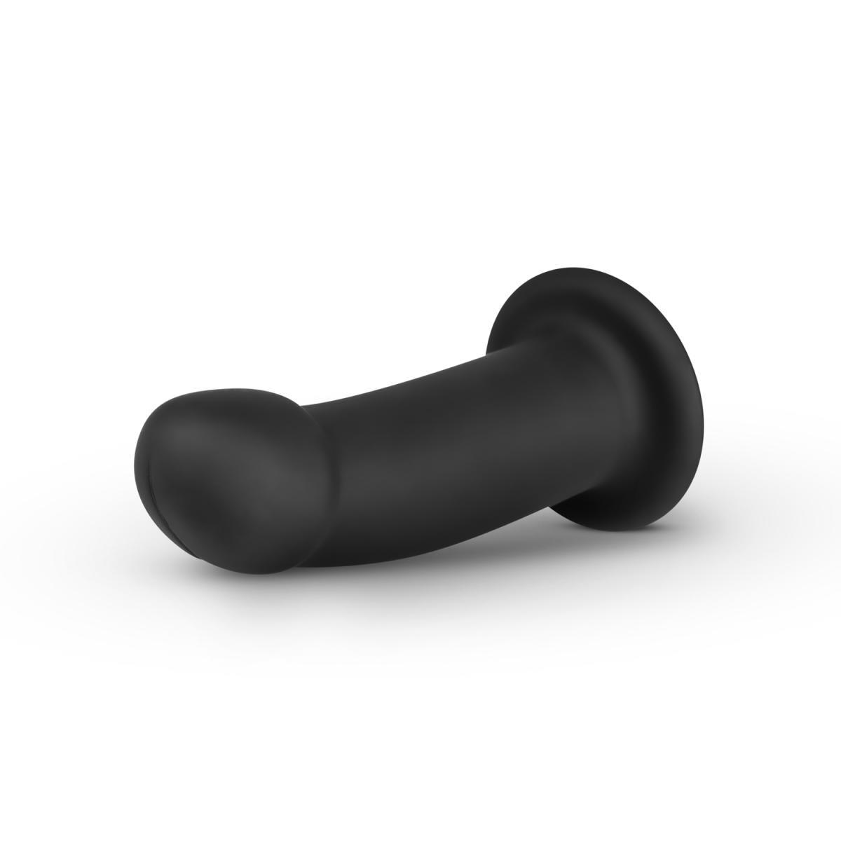 Dildo silikonowe No Parts Charlie czarny 14,5 cm - obrazek 8
