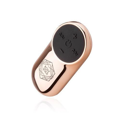 Wibrujące Jajko EasyToys Rosy Gold z Pilotem Różowo Złote 7cm - obrazek 3
