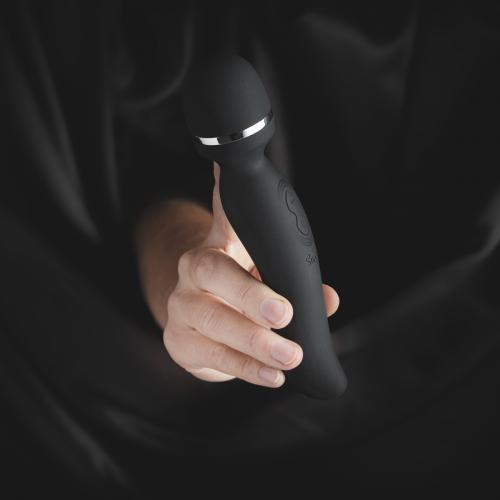 Wibrator różdżkowy Sway Vibes No.4 czarny silikonowy USB 20 cm - obrazek 8