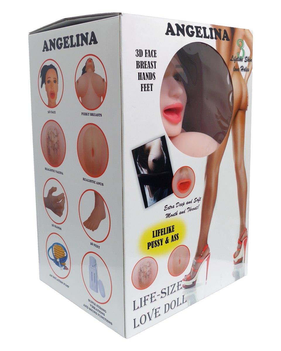 Lalka dmuchana Angelina 3D wibrująca LaLa