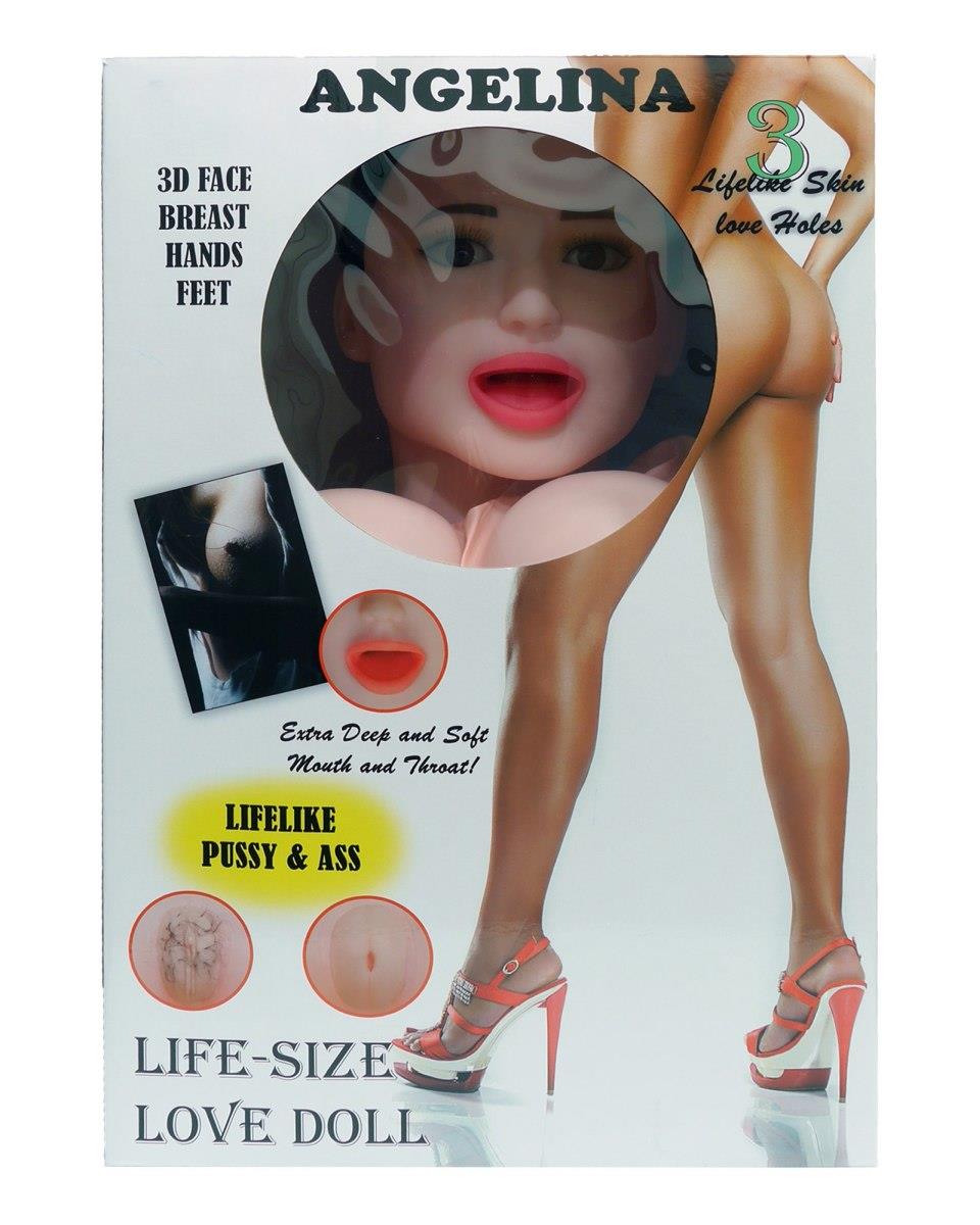 Lalka dmuchana Angelina 3D wibrująca LaLa - obrazek 4