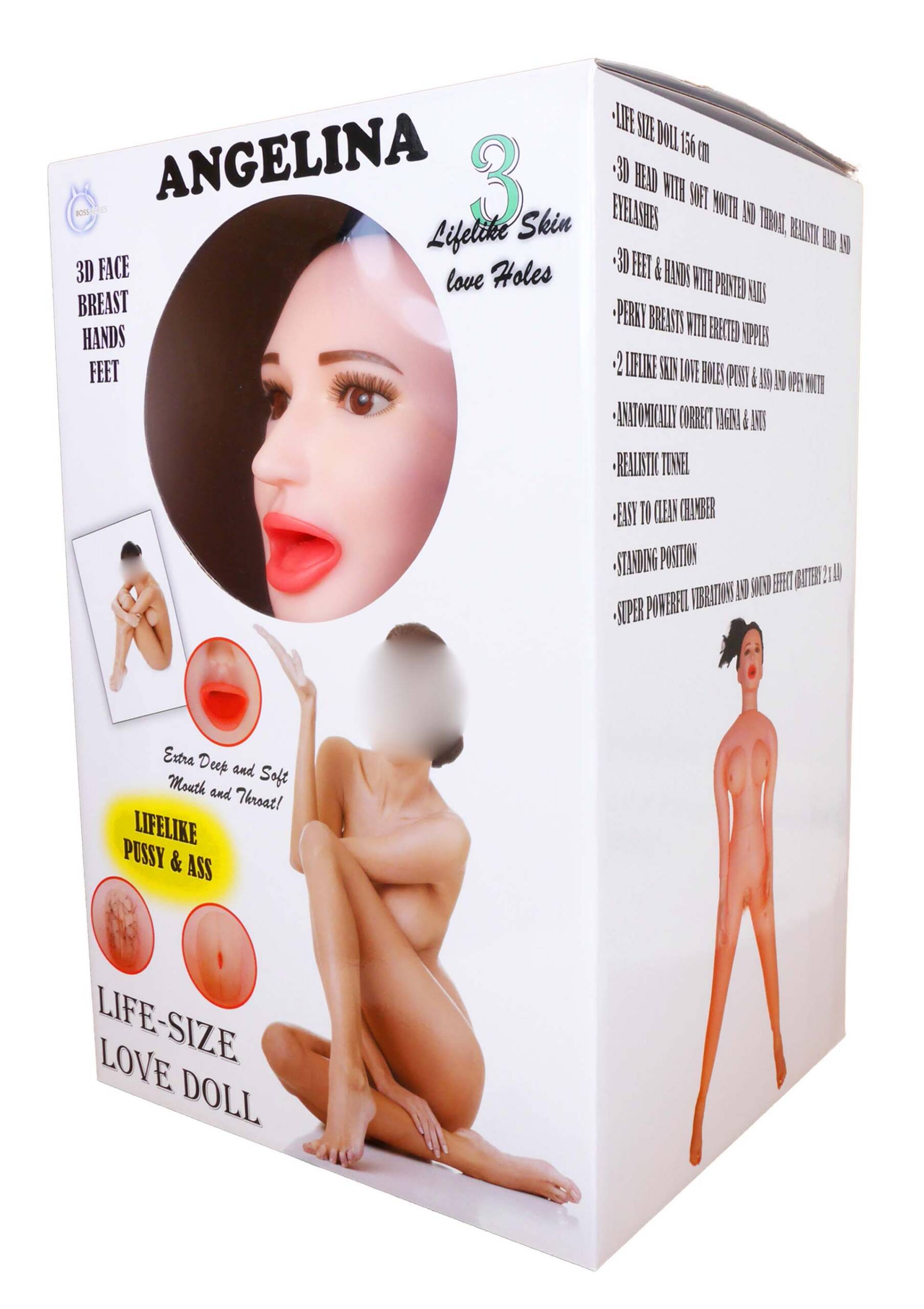 Lalka dmuchana Angelina 3D wibrująca LaLa - obrazek 11