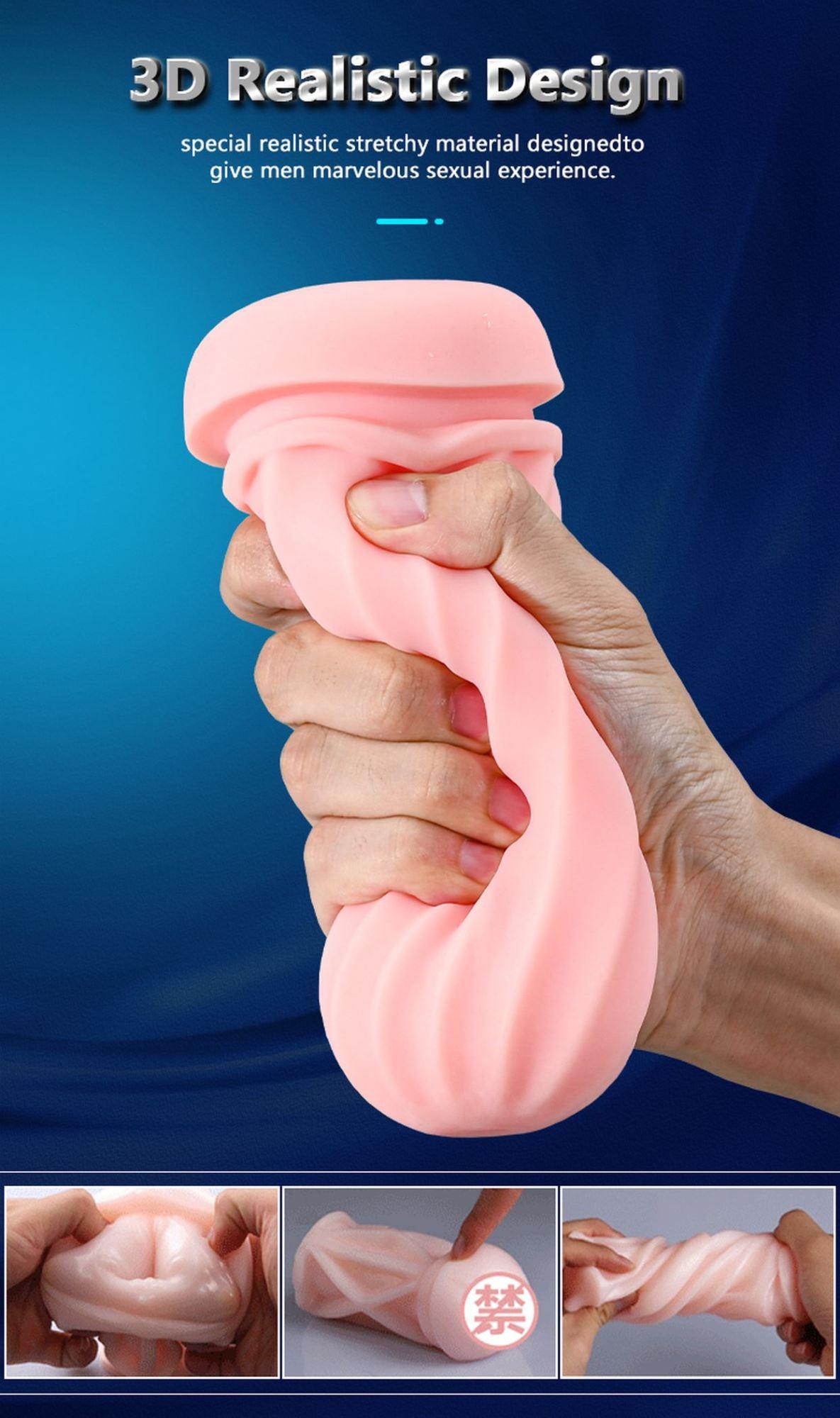 Masturbator wibrujący z ssaniem B Series Fox USB - obrazek 7