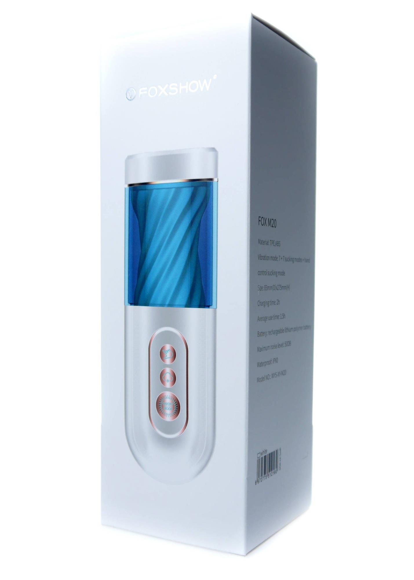 Masturbator wibrujący z ssaniem B Series Fox USB - obrazek 13
