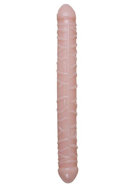 Podwójne elastyczne dildo realistyczne EasyLove 34 cm