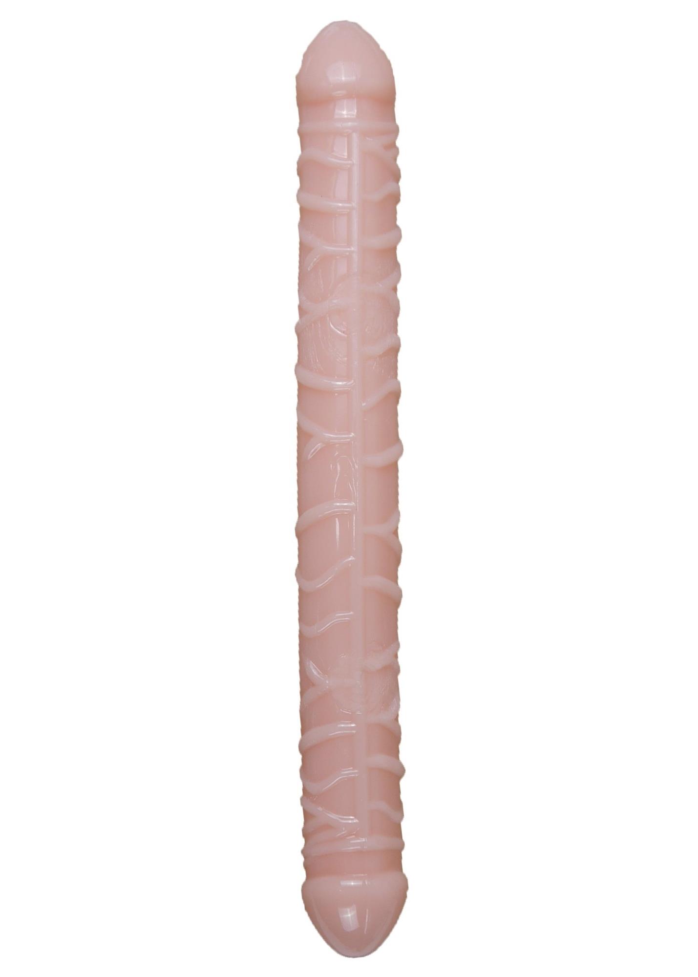 Podwójne elastyczne dildo realistyczne EasyLove 34 cm