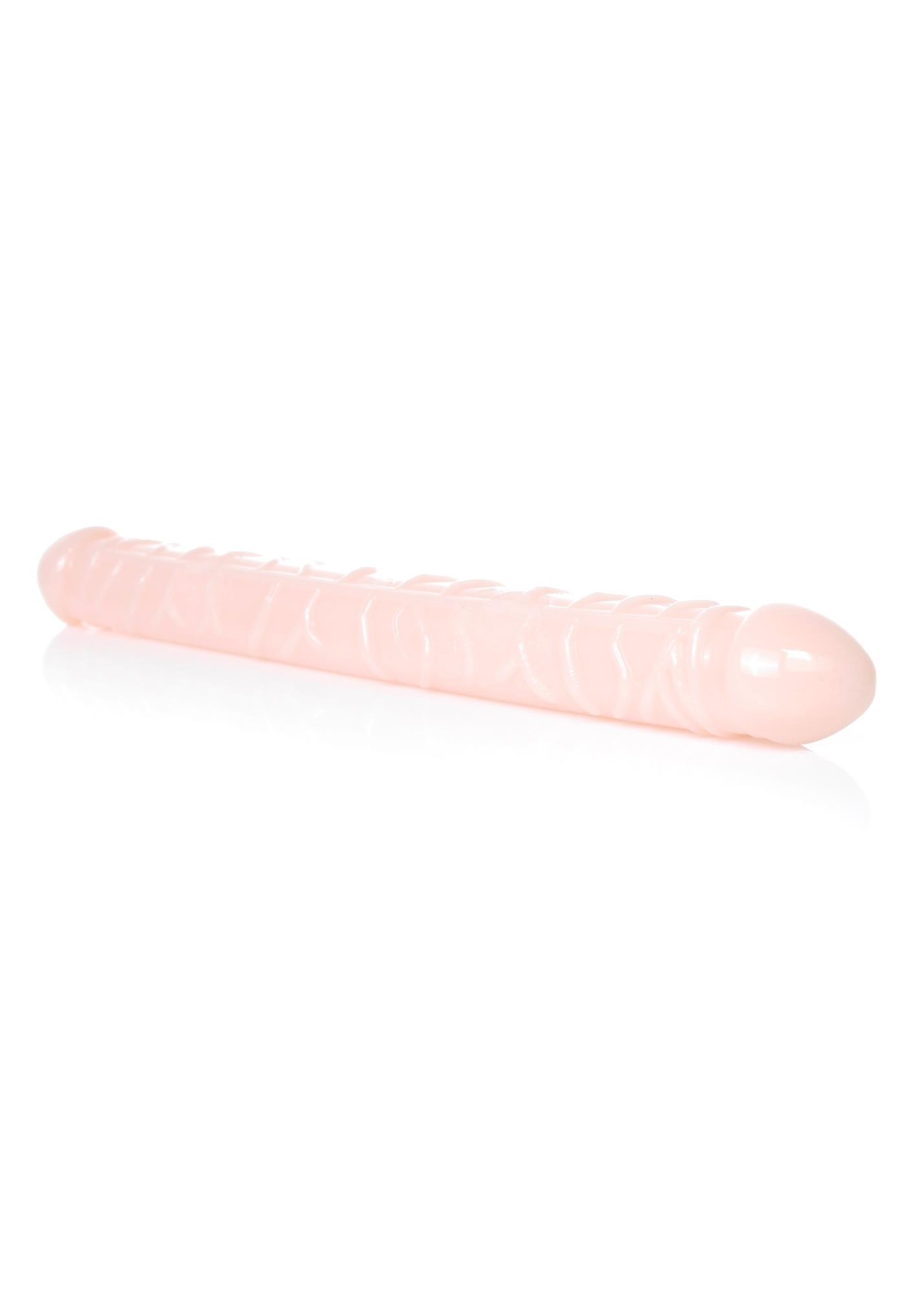 Podwójne elastyczne dildo realistyczne EasyLove 34 cm - obrazek 2