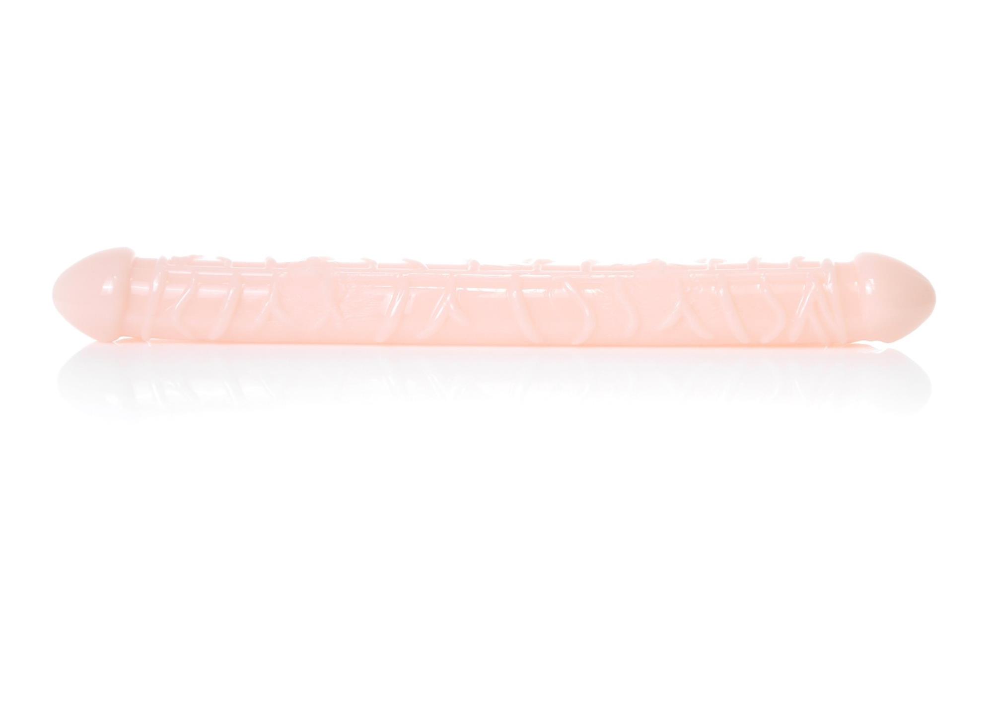 Podwójne elastyczne dildo realistyczne EasyLove 34 cm - obrazek 4