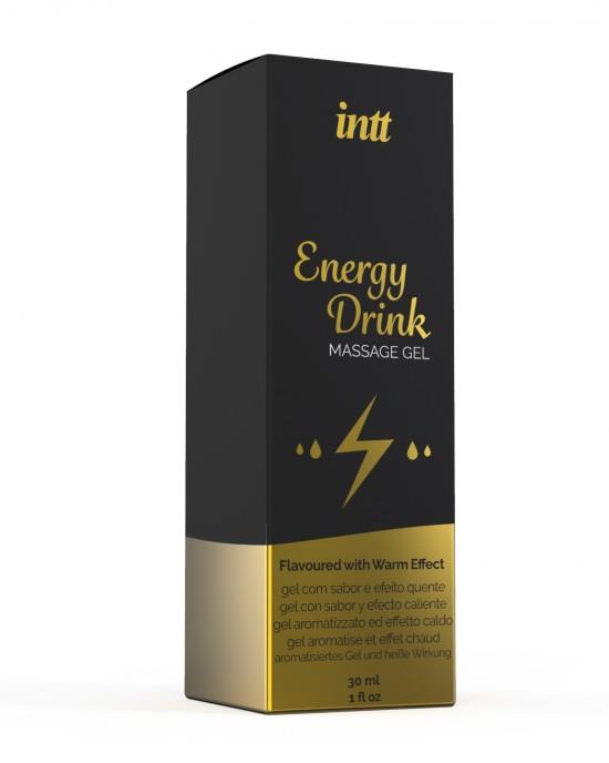Żel do masażu Intt Energy Drink rozgrzewający 30 ml - obrazek 3
