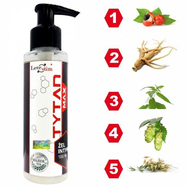 Żel Tytan Max LoveStim 100ml - obrazek 2