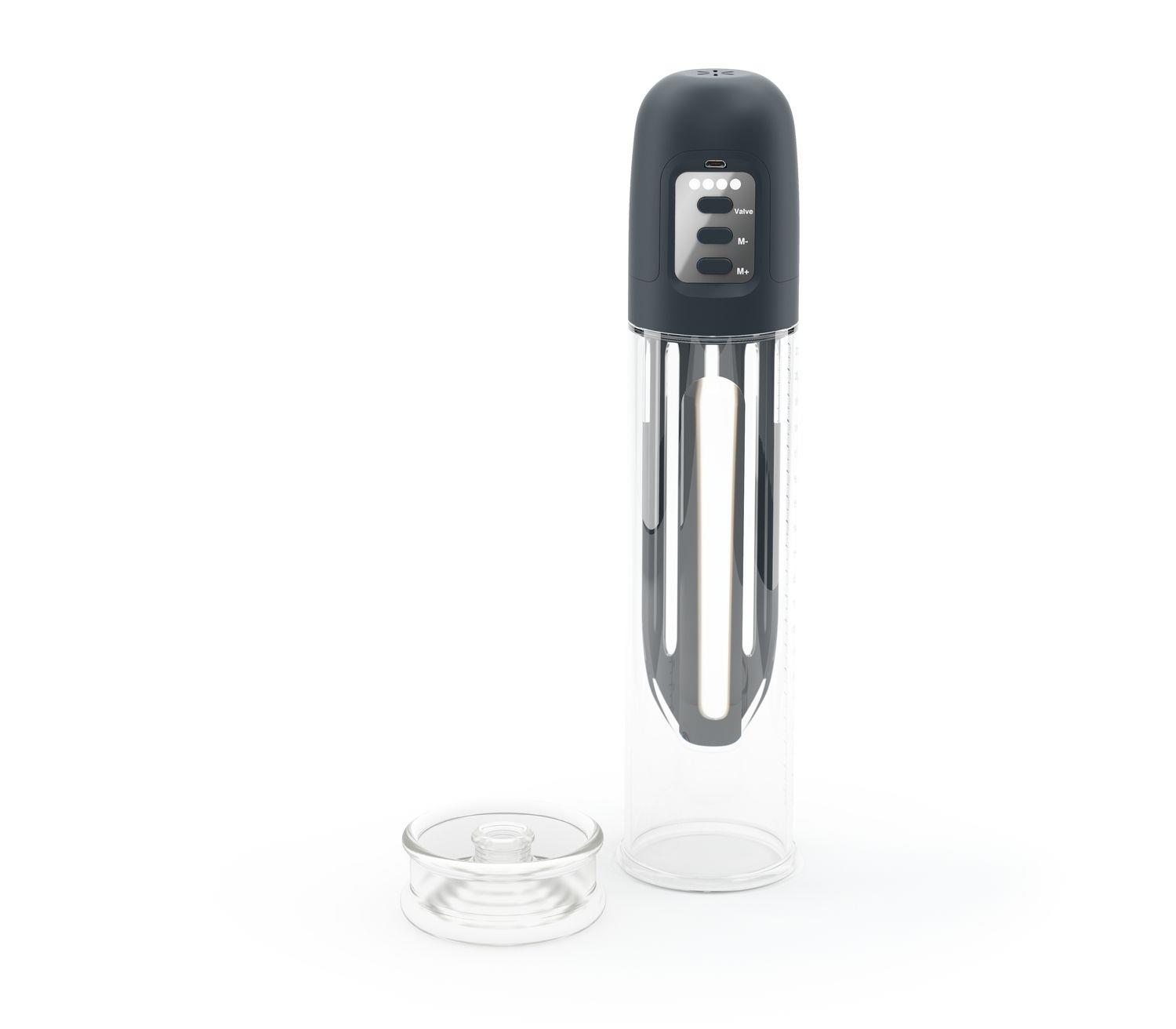 Pompka ssąca do penisa Power Pump Pro Dorcel szara USB - obrazek 3