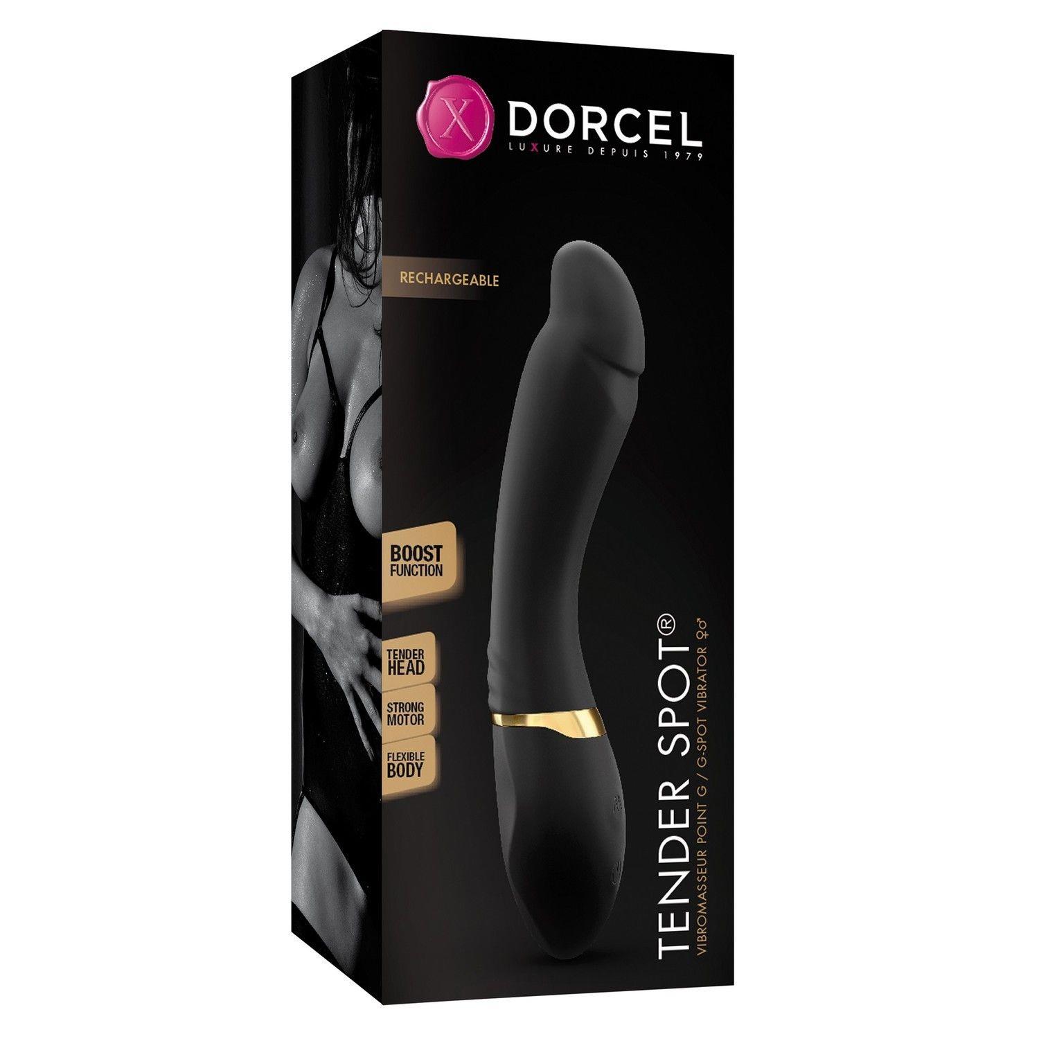 Wibrator punktu G Tender Spot Dorcel czarny 20 cm USB - obrazek 6