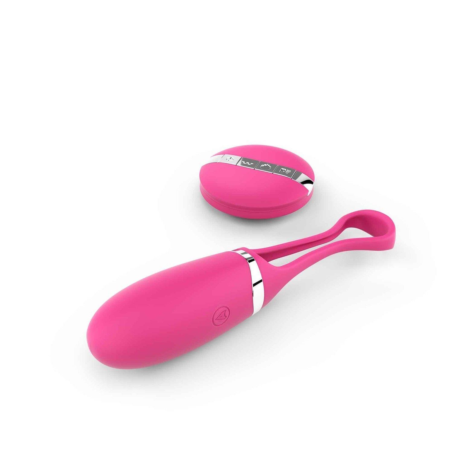 Jajeczko wibrujące Secret Delight magenta Dorcel USB 12,5 cm - obrazek 3