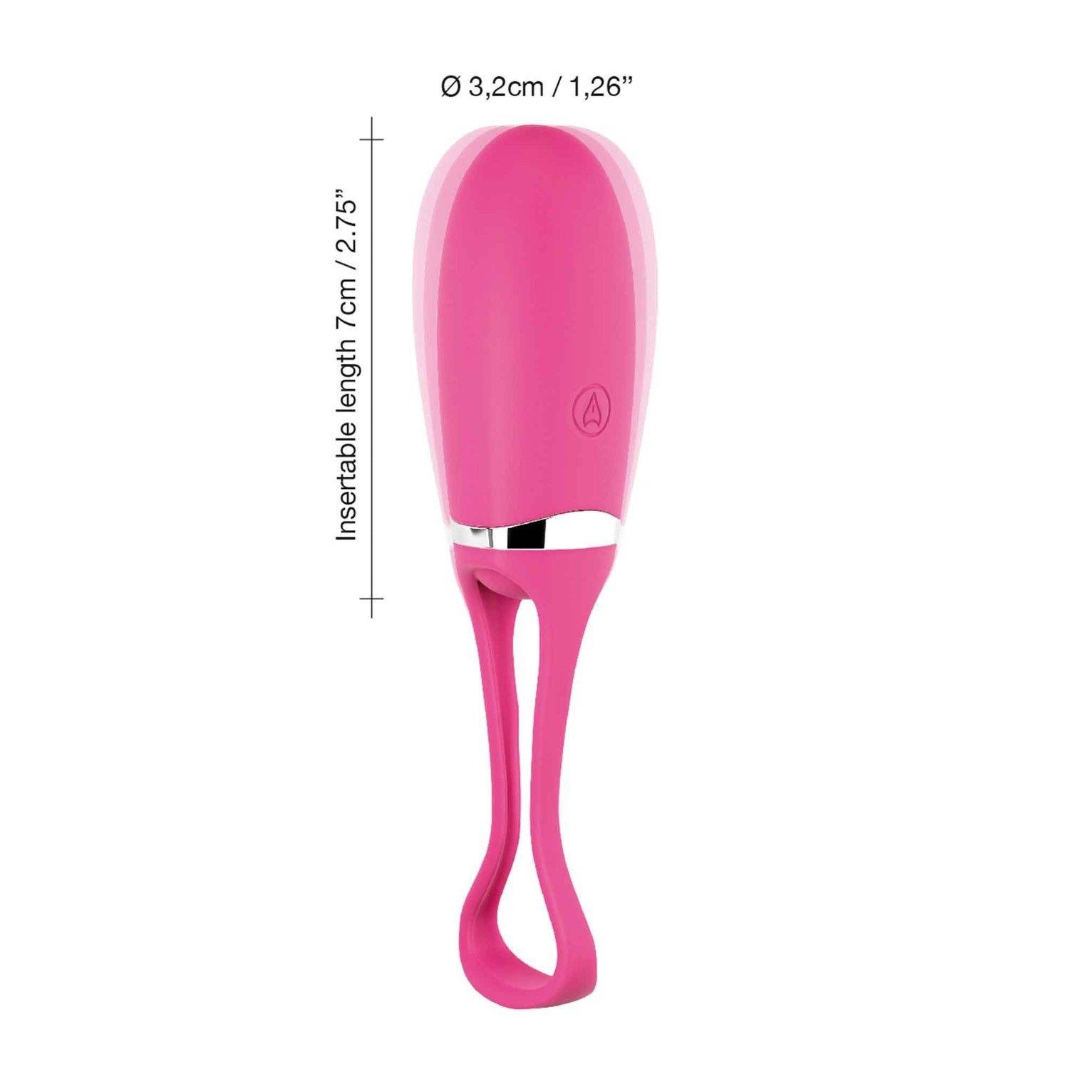 Jajeczko wibrujące Secret Delight magenta Dorcel USB 12,5 cm - obrazek 6