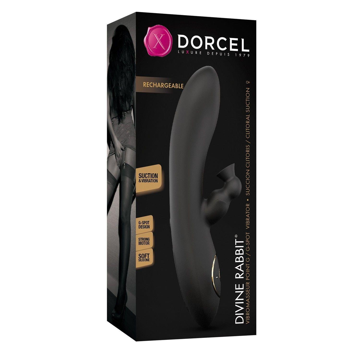 Wibrator króliczek Dorcel Divine Rabbit silikonowy USB - obrazek 5
