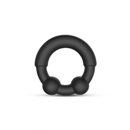 Pierścień erekcyjny silikonowy Stronger Ring Dorcel z metalowymi wypustkami