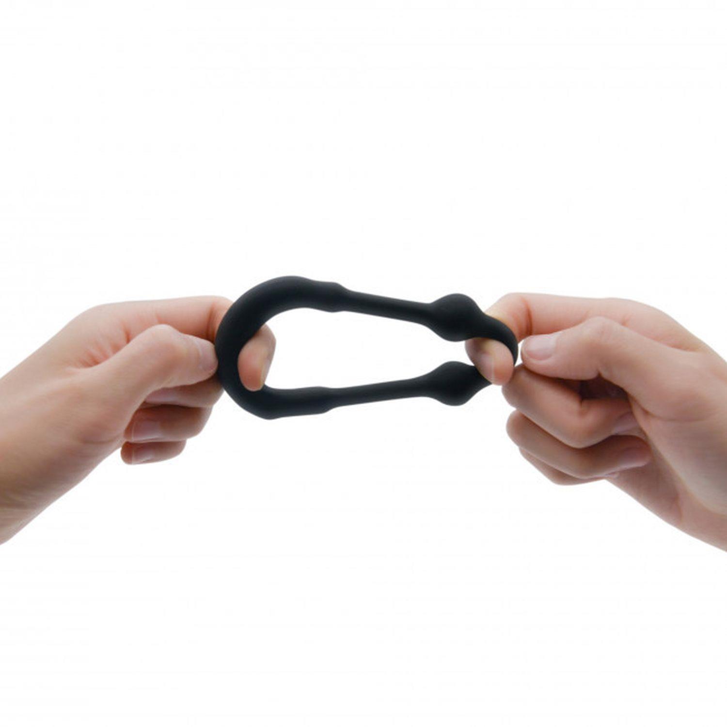 Pierścień erekcyjny silikonowy Stronger Ring Dorcel z metalowymi wypustkami - obrazek 5