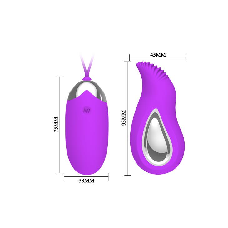 Jajko wibrujące Pretty Love Eden z pilotem USB 12 funkcji - obrazek 6