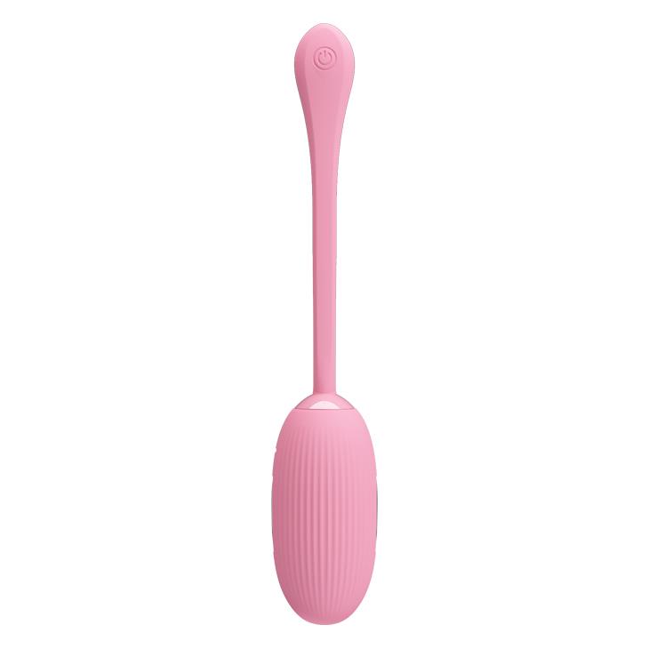 Jajko wibrujące Pretty Love Doreen 3 fioletowe silikonowe z app USB 19cm - obrazek 3