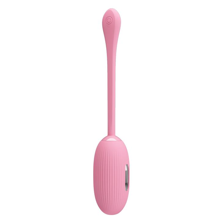 Jajko wibrujące Pretty Love Doreen 3 fioletowe silikonowe z app USB 19cm - obrazek 4