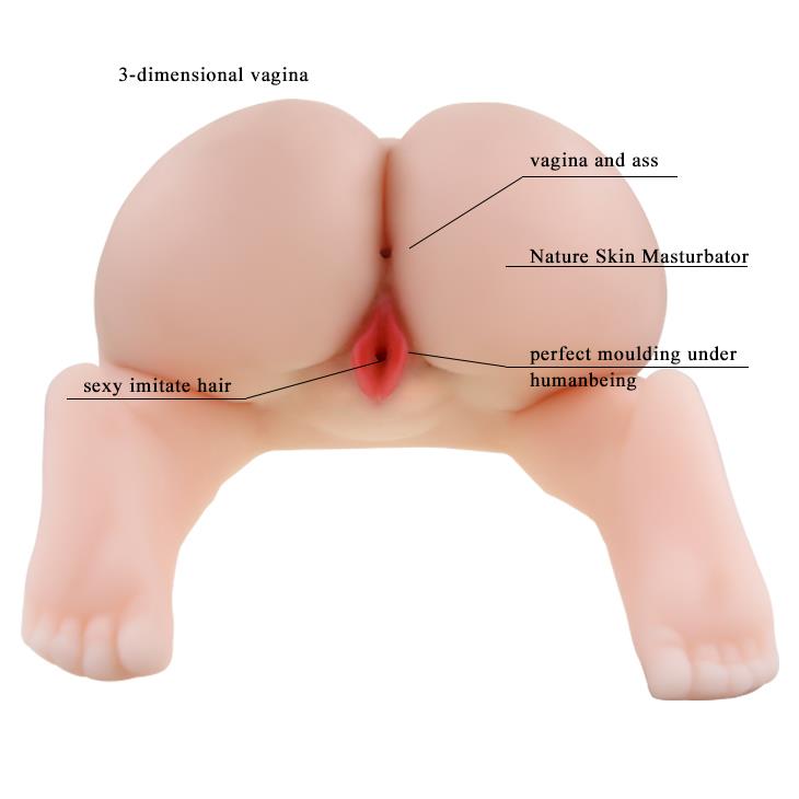Realistyczny masturbator z wibracją Baile Passion Lady 80 cm - obrazek 3