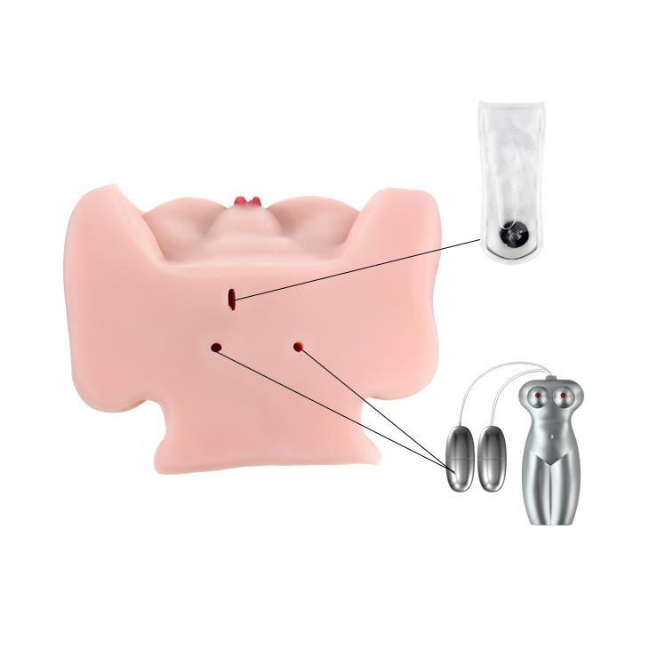 Realistyczny masturbator z wibracją Baile Passion Lady 80 cm - obrazek 4