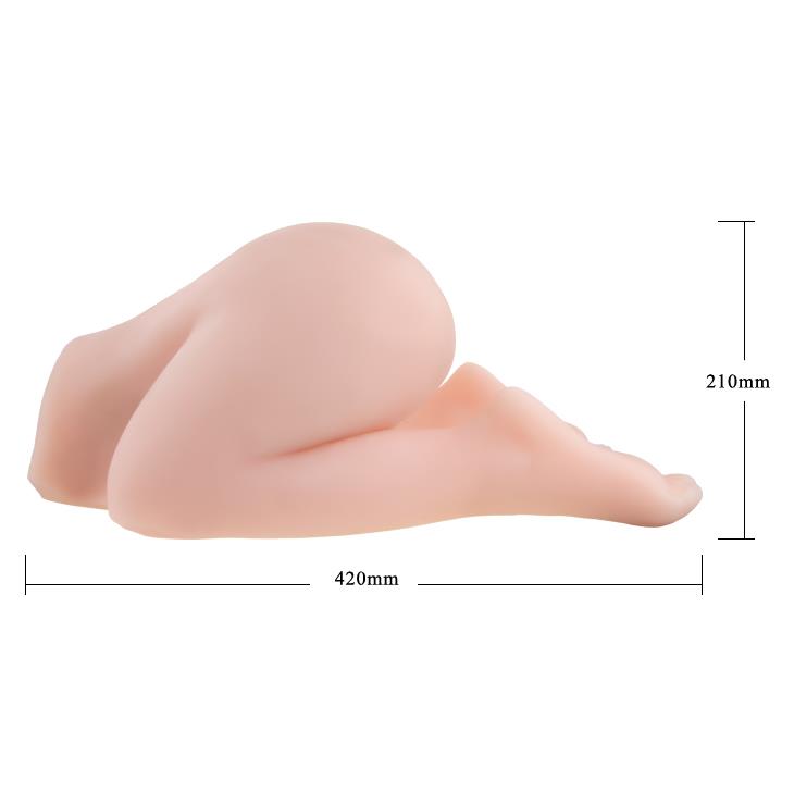 Realistyczny masturbator z wibracją Baile Passion Lady 80 cm - obrazek 5