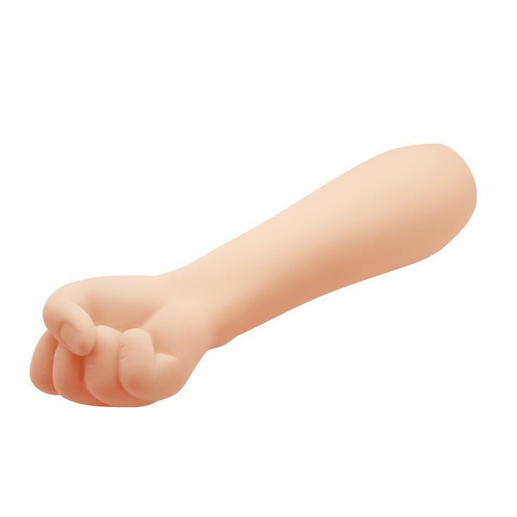 Realistyczne dildo pięściowe Pretty Love cieliste 36 cm wodoodporne - obrazek 5