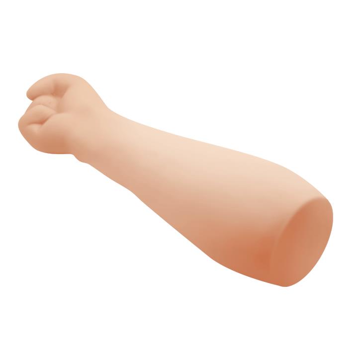 Realistyczne dildo pięściowe Pretty Love cieliste 36 cm wodoodporne - obrazek 4