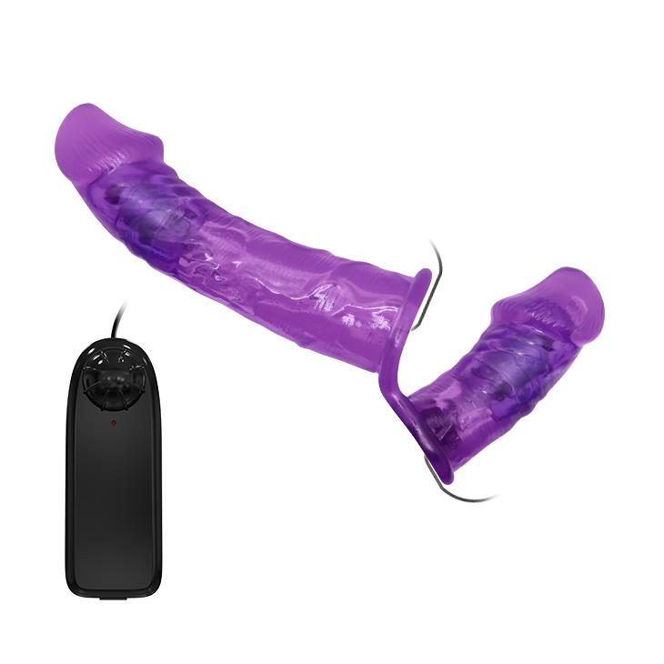 Strapon Baile Ultra Passionate z podwójną wibracją - obrazek 2