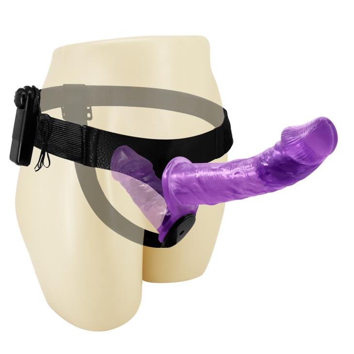 Strapon Baile Ultra Passionate z podwójną wibracją - obrazek 3