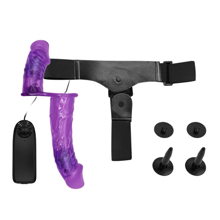 Strapon Baile Ultra Passionate z podwójną wibracją - obrazek 4