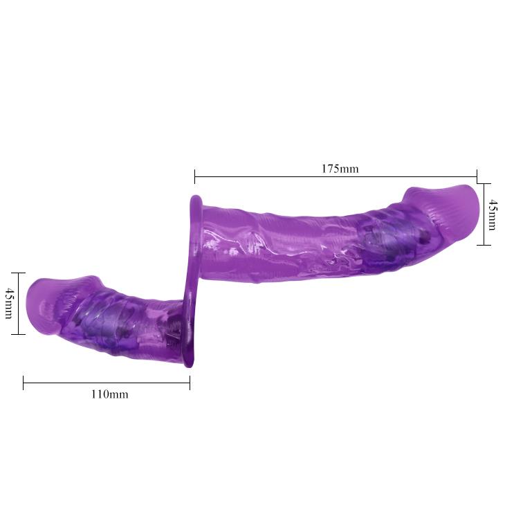 Strapon Baile Ultra Passionate z podwójną wibracją - obrazek 5