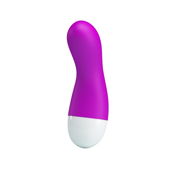 Wibrator mini Ian Pretty Love fioletowy silikonowy USB 30 funkcji - obrazek 2