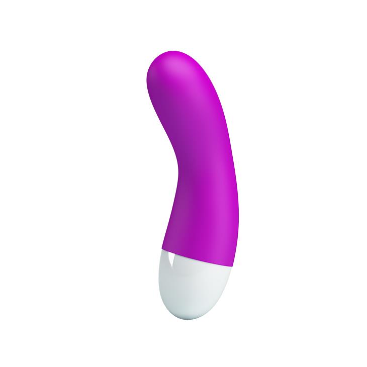 Wibrator mini Ian Pretty Love fioletowy silikonowy USB 30 funkcji - obrazek 4